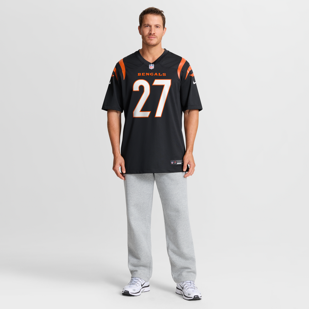 Men's Cincinnati Bengals Jordan Battle Nike  Black Team Game Jersey