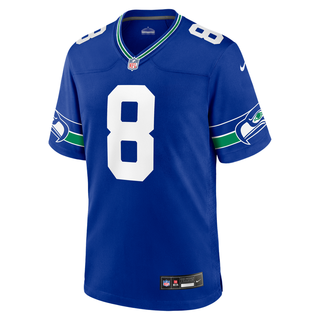 Men's Seattle Seahawks Jadarian Price Nike College Navy Team Game Jersey