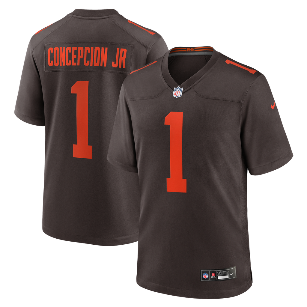 Men's Cleveland Browns KC Concepcion Jr. Nike Brown Alternate Game Jersey
