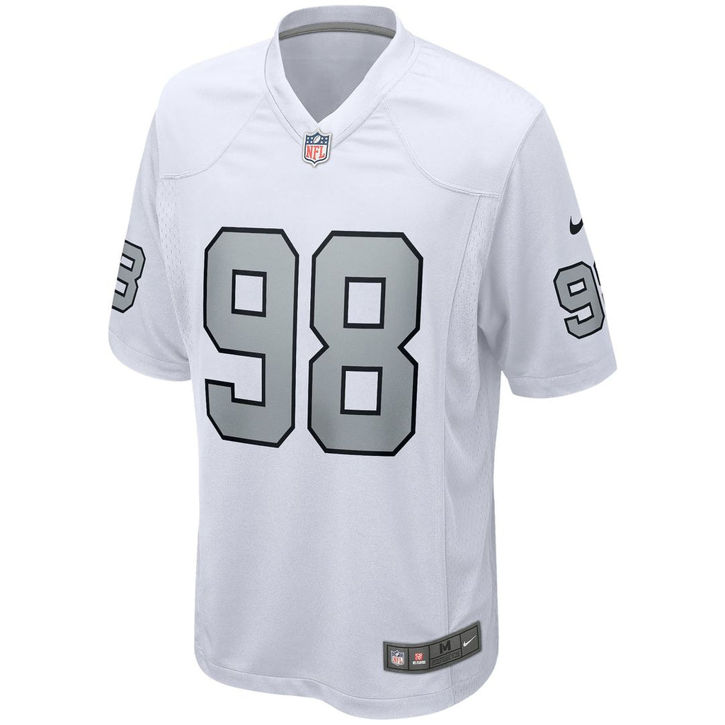Men's Las Vegas Raiders Maxx Crosby Nike White Alternate Game Jersey