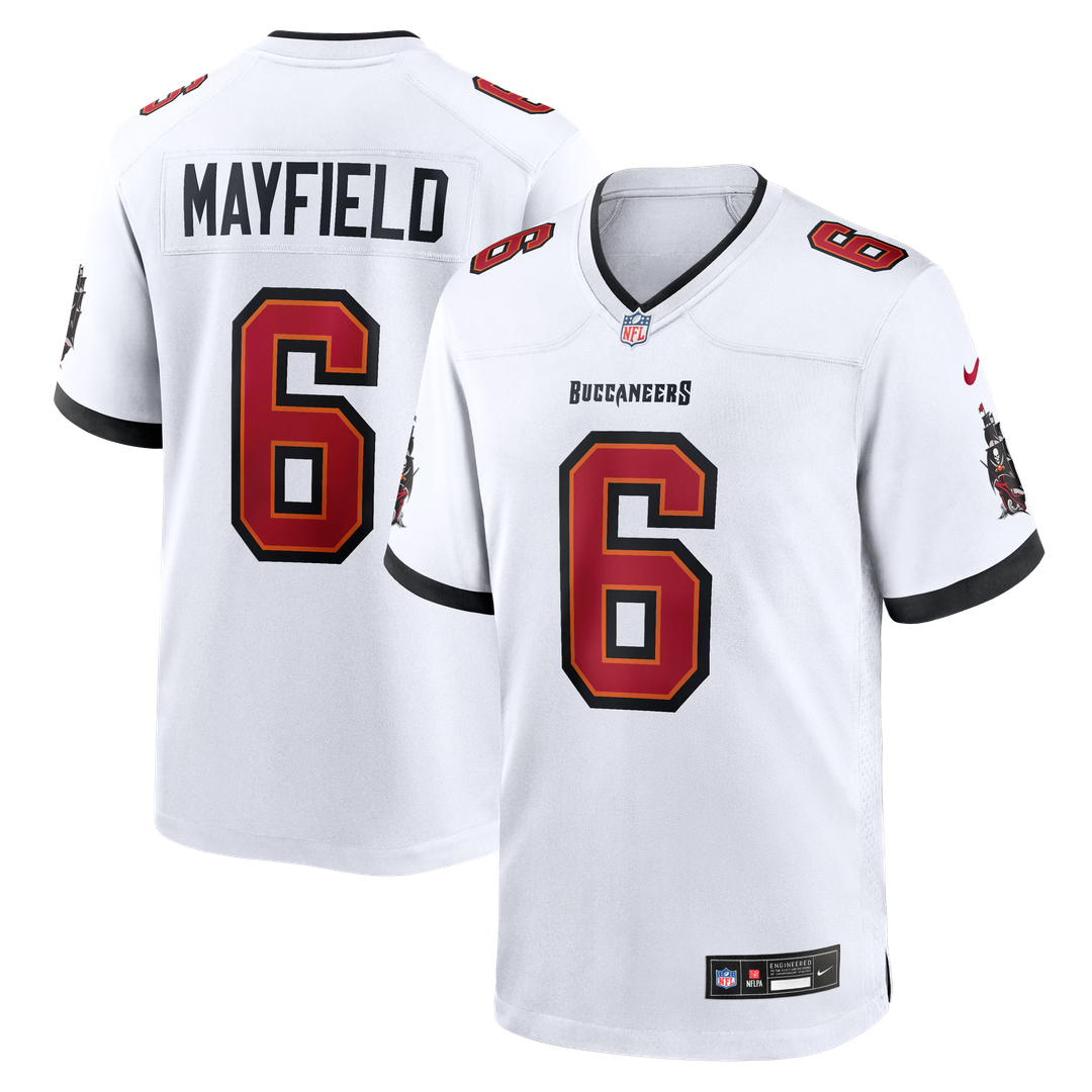 Men's Tampa Bay Buccaneers Baker Mayfield Nike Orange Throwback Game Jersey