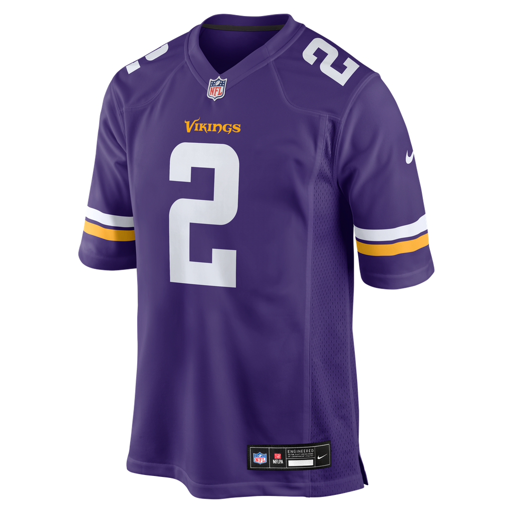 Men's Minnesota Vikings Stephon Gilmore Nike  Purple  Game Jersey