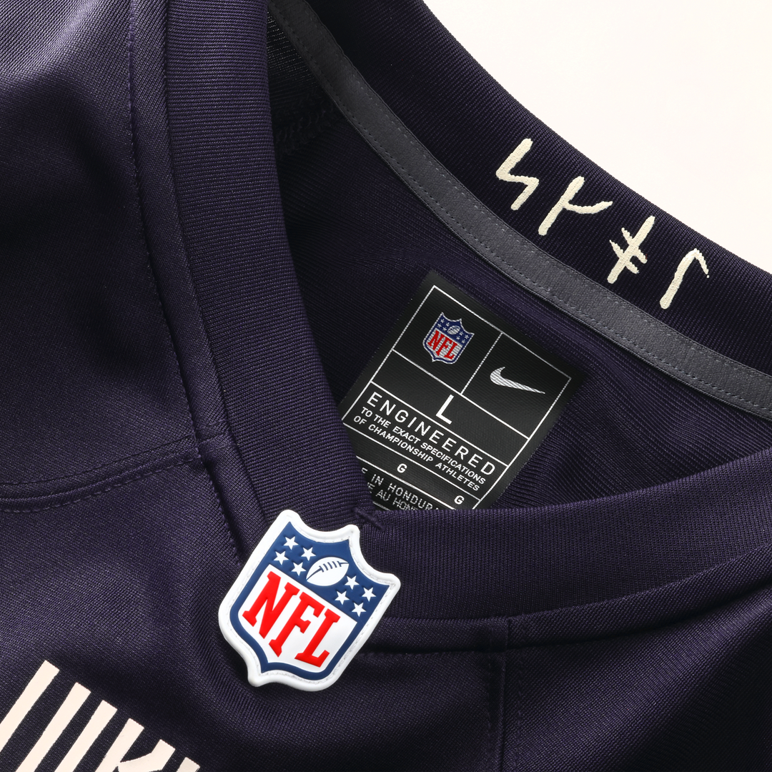 Men's Minnesota Vikings Randy Moss Nike Purple 2026 Rivalries Collection Game Jersey