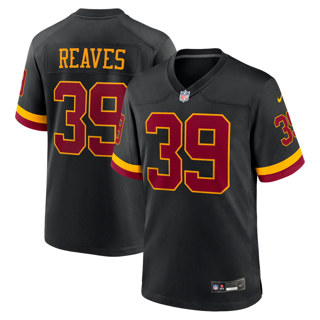 Men's Washington Commanders Jeremy Reaves Nike White Game Super Bowl Era Jersey