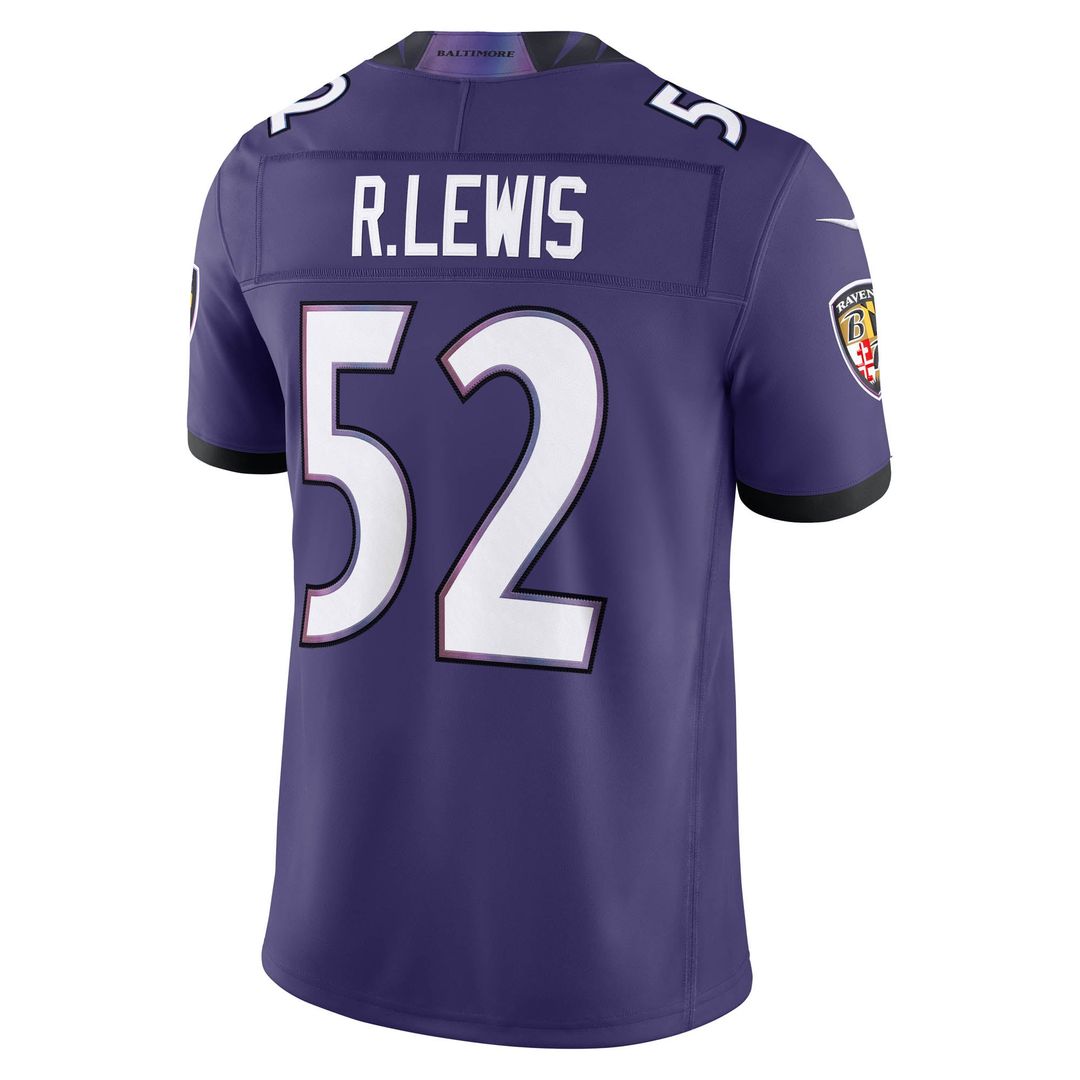 Men's Baltimore Ravens Ray Lewis Nike Purple Vapor F.U.S.E. Stitched Retired Limited Jersey