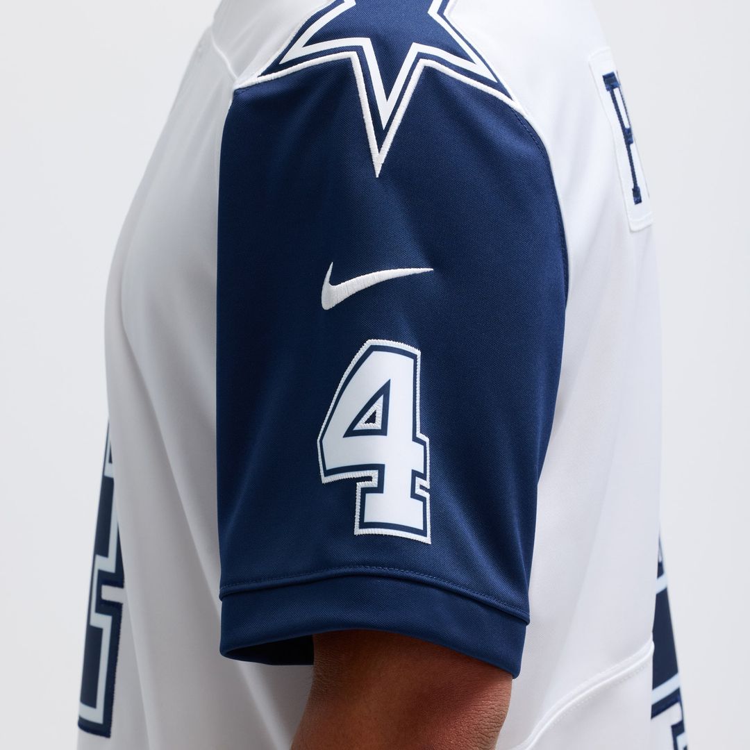 Men's Dallas Cowboys Dak Prescott Nike Navy Vapor Limited Player Jersey