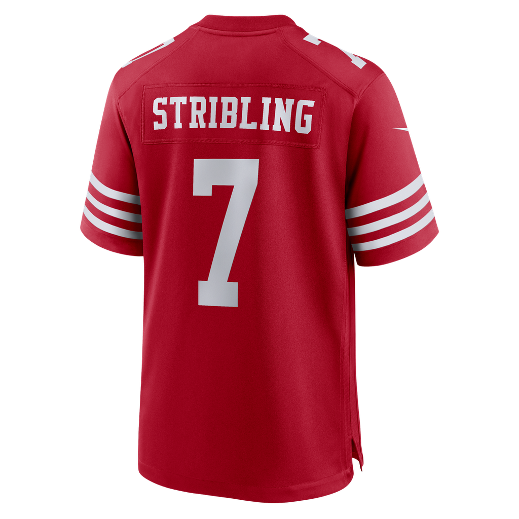 Men's San Francisco 49ers De'Zhaun Stribling Nike Scarlet Game Jersey