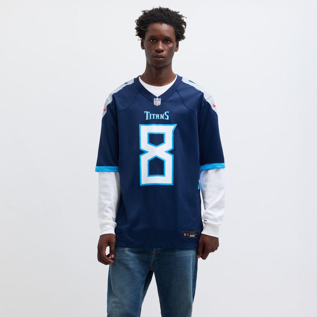 Men's Tennessee Titans Will Levis Nike Navy  Game Jersey