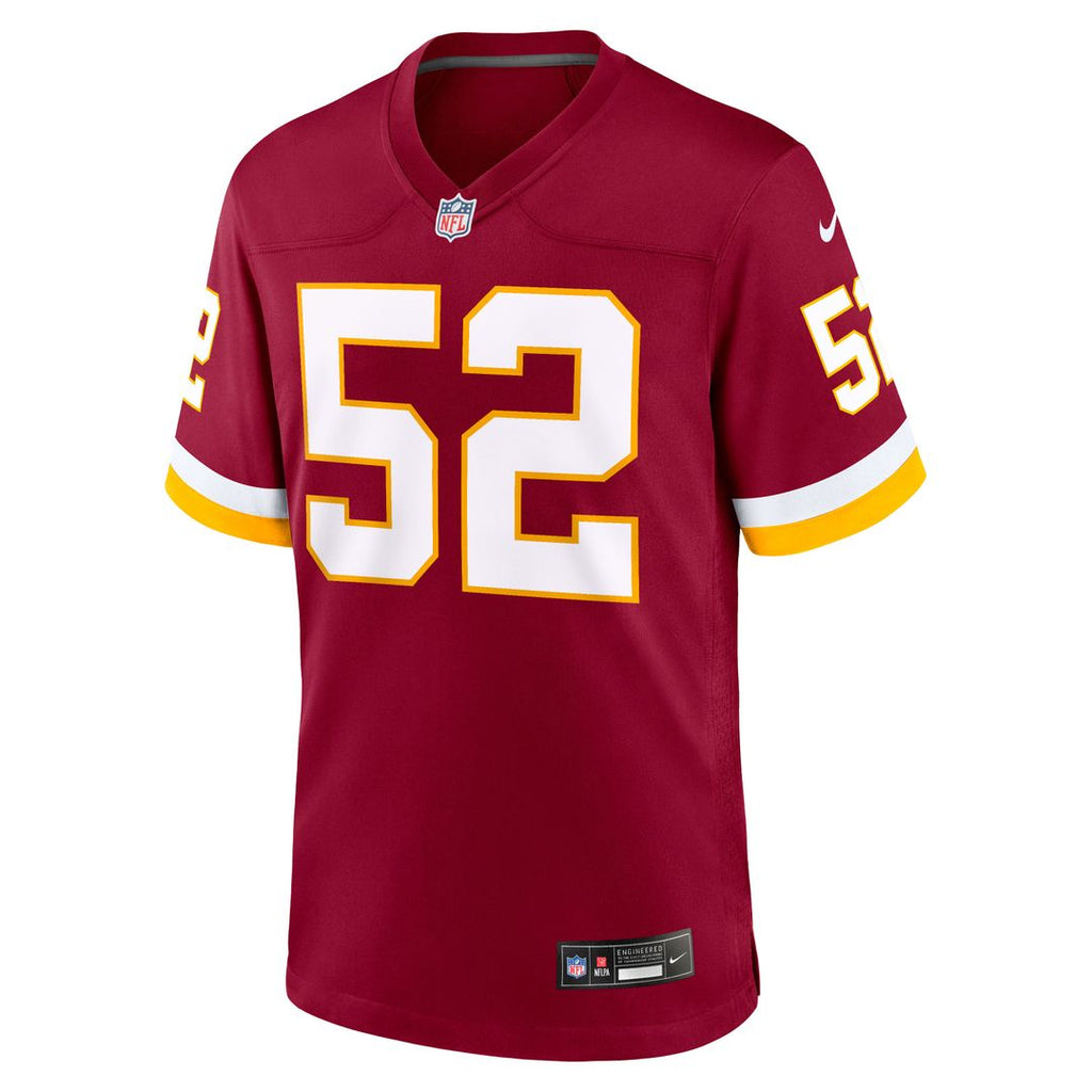 Men's Washington Commanders Sonny Styles Nike Burgundy Team Game Jersey