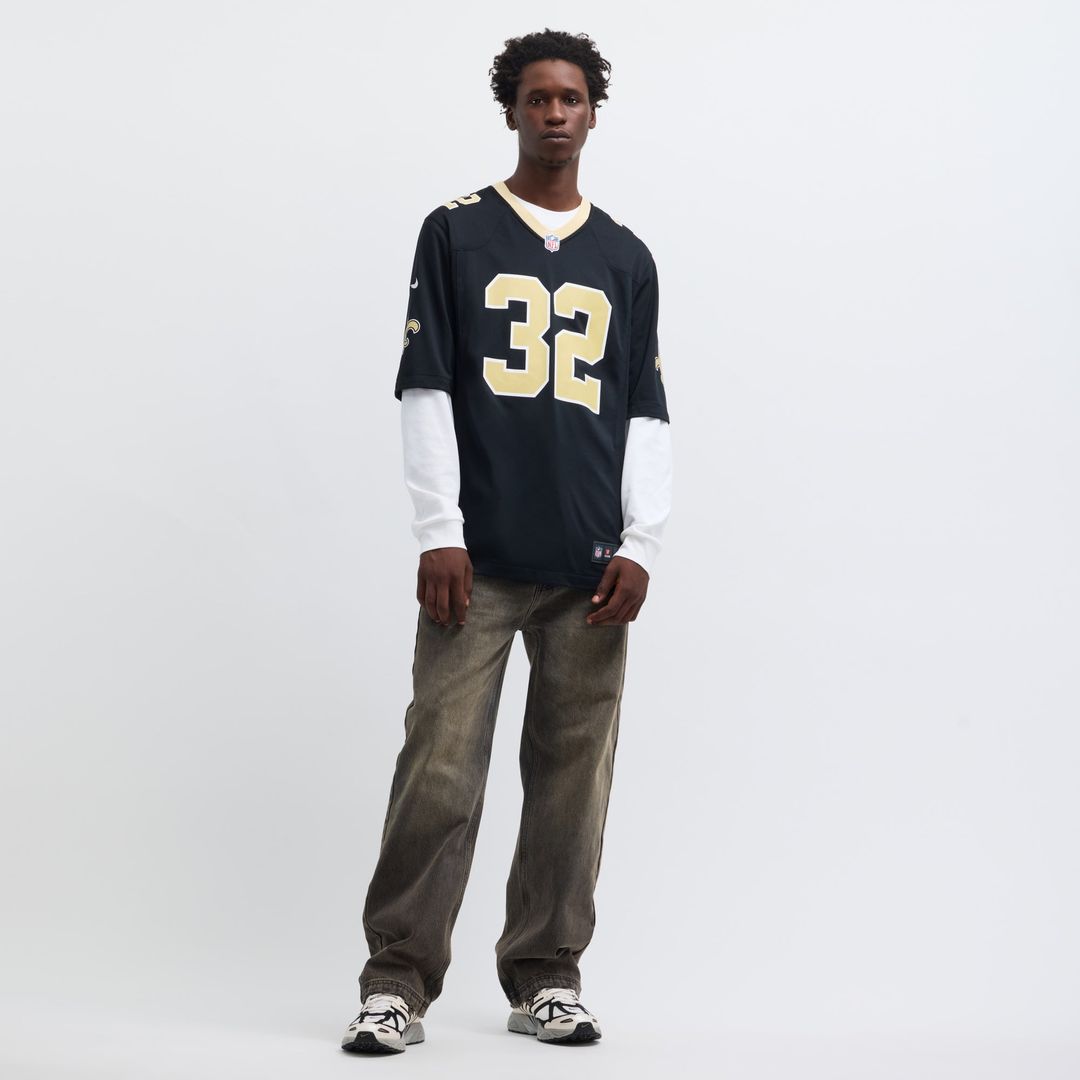 Men's New Orleans Saints Tyrann Mathieu Nike Black Game Jersey
