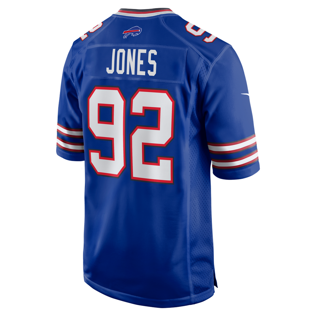Men's Buffalo Bills DaQuan Jones Nike Royal Game Player Jersey