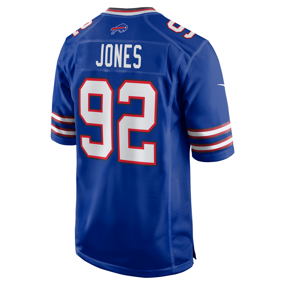 Men's Buffalo Bills DaQuan Jones Nike Royal Game Player Jersey
