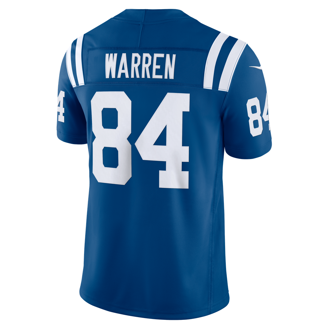 Men's Indianapolis Colts Tyler Warren Nike White Vapor F.U.S.E. Stitched Limited Jersey
