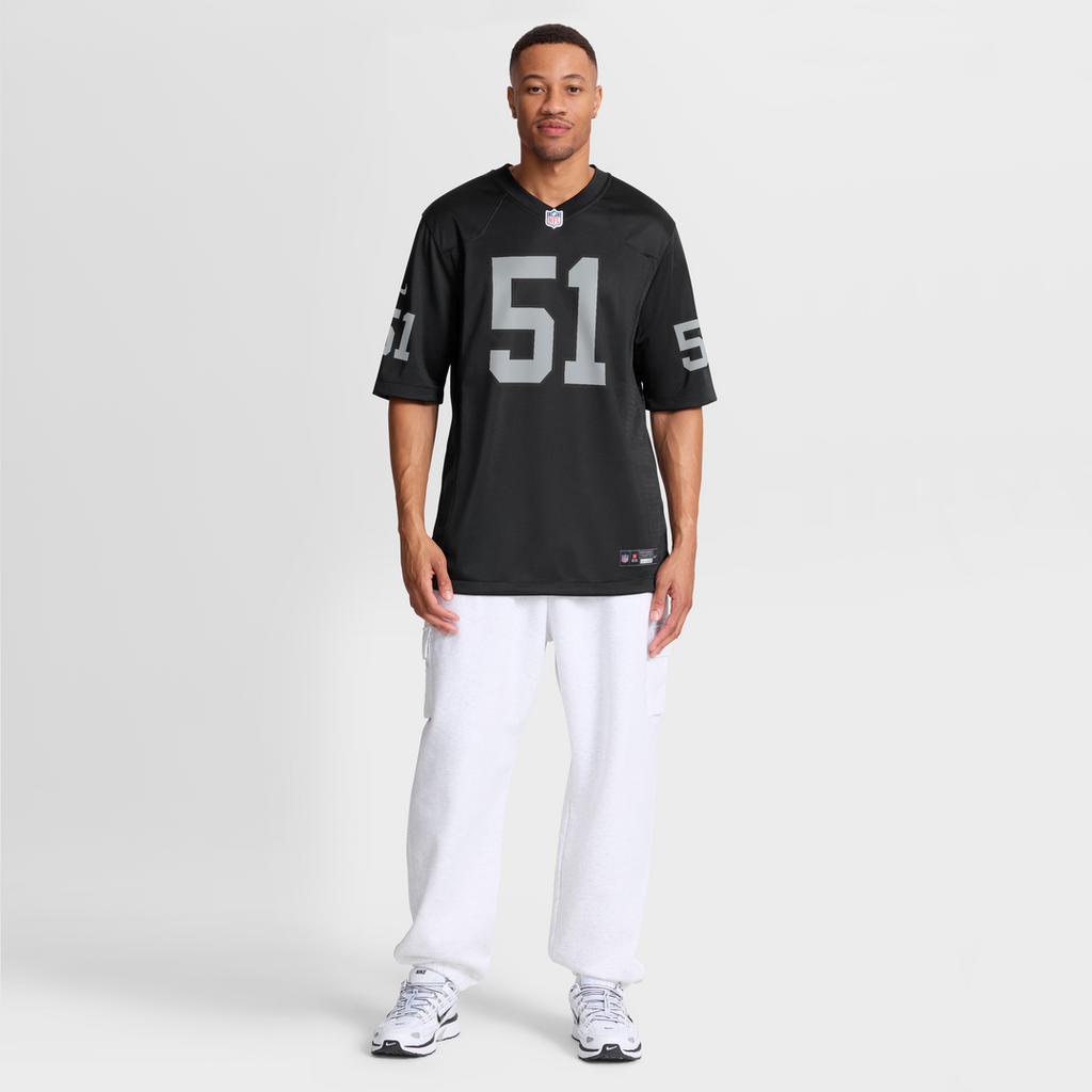 Men's Las Vegas Raiders Malcolm Koonce Nike Black Game Jersey