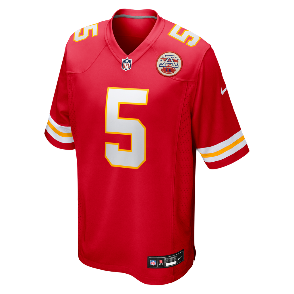 Men's Kansas City Chiefs Mansoor Delane Nike White Game Jersey