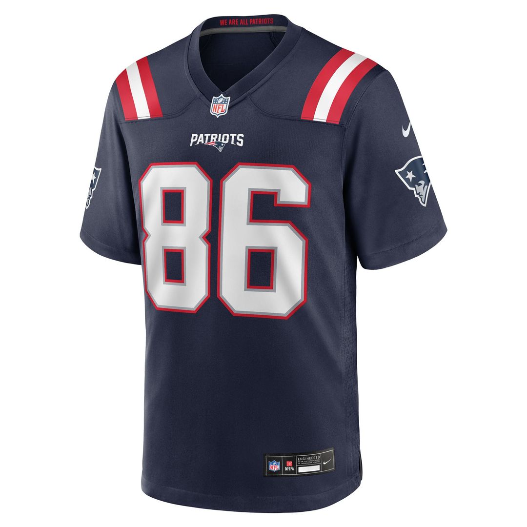 Men's New England Patriots Efton Chism III Nike  Navy Team Game Jersey