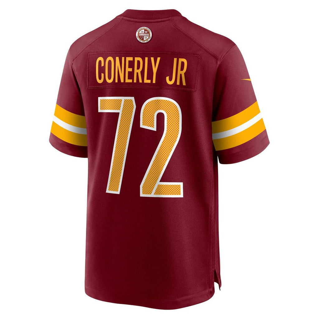 Men's Washington Commanders Josh Conerly Jr. Nike Burgundy Team Game Jersey