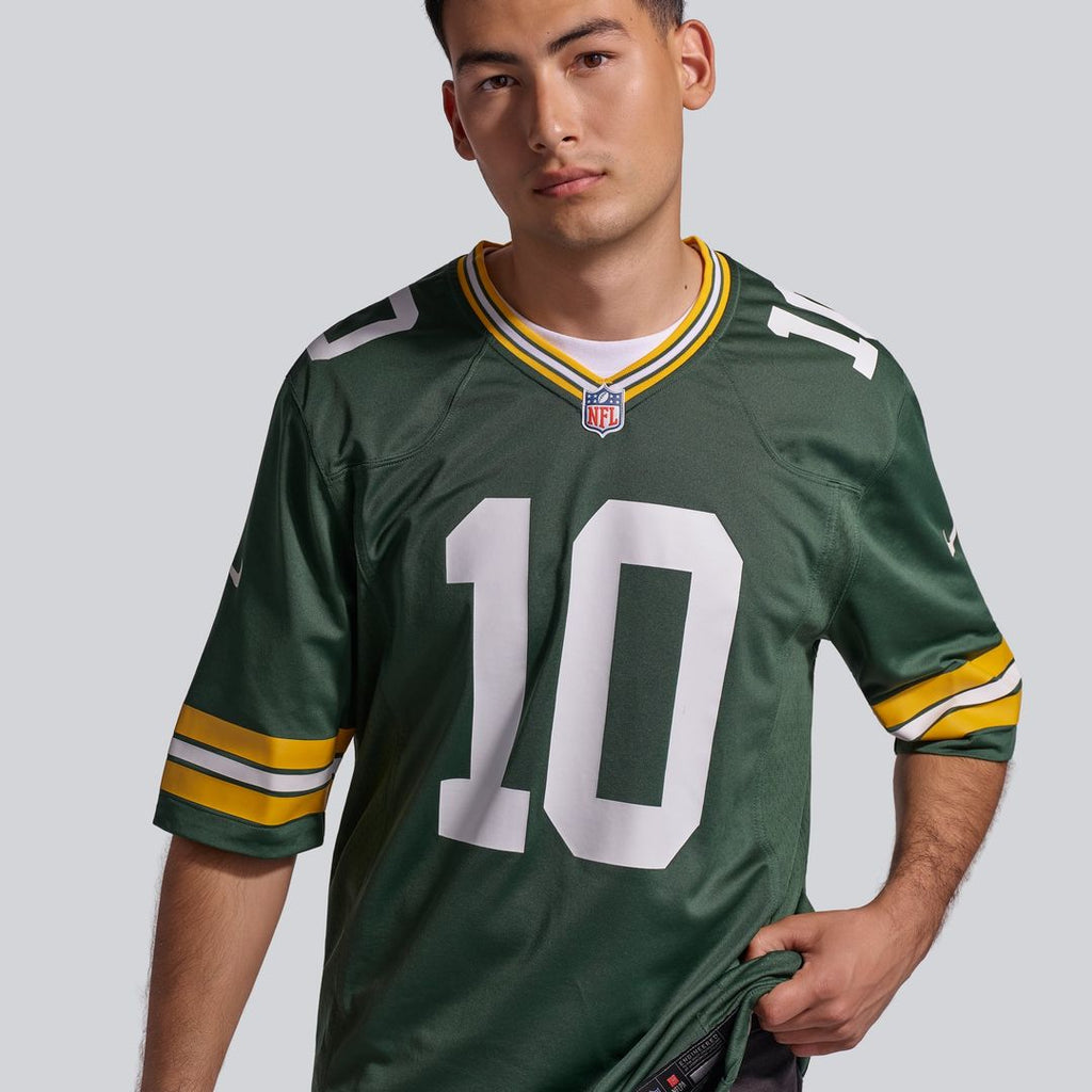 Men's Green Bay Packers Jordan Love Nike Green Player Game Jersey