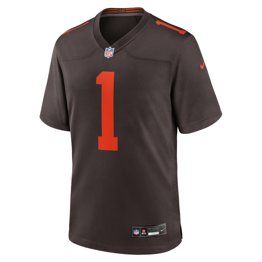 Men's Cleveland Browns KC Concepcion Jr. Nike Brown Alternate Game Jersey