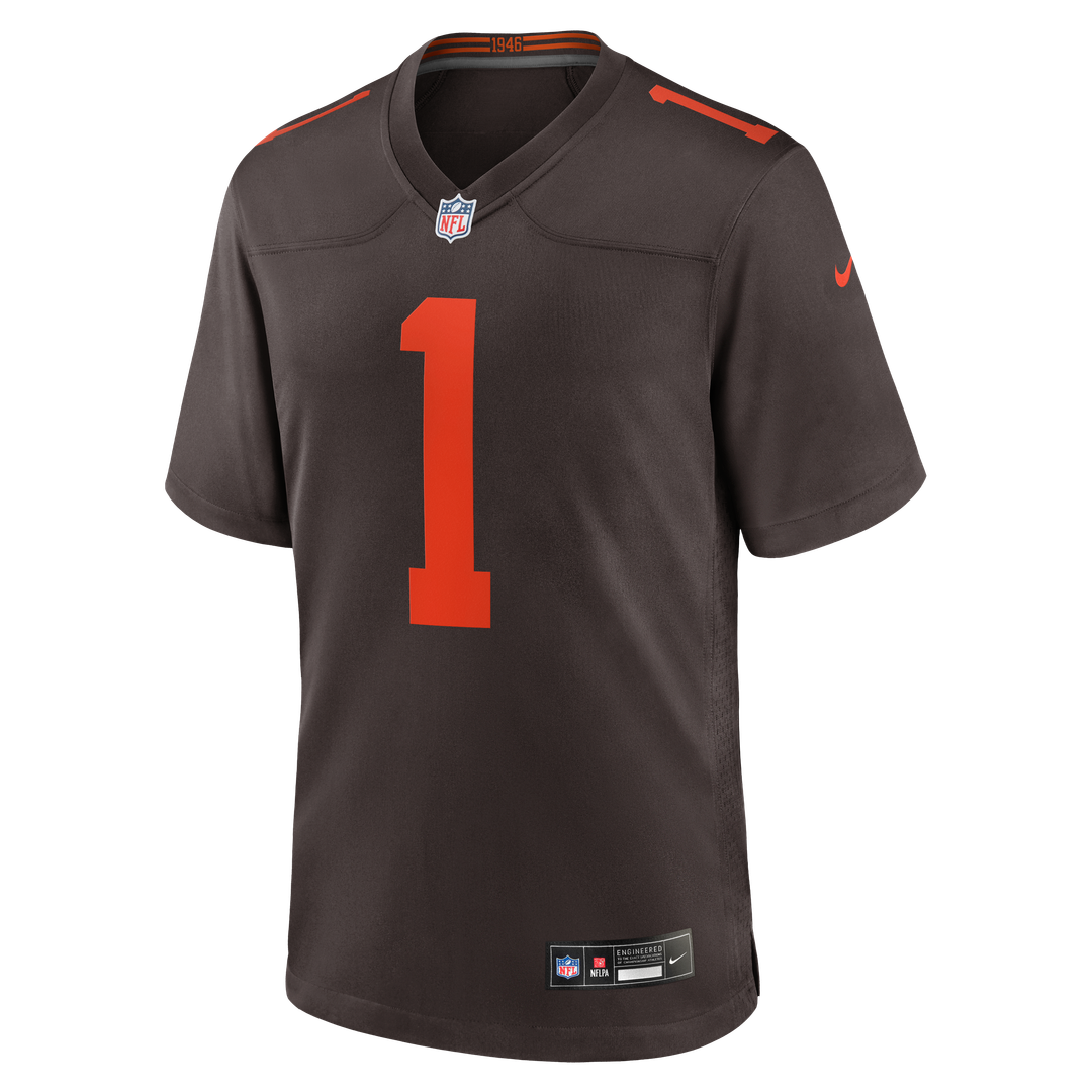 Men's Cleveland Browns KC Concepcion Jr. Nike Brown Alternate Game Jersey