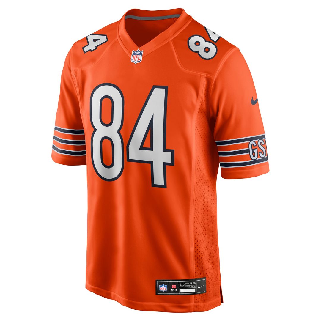 Men's Chicago Bears Colston Loveland Nike Orange Alternate Game Player Jersey