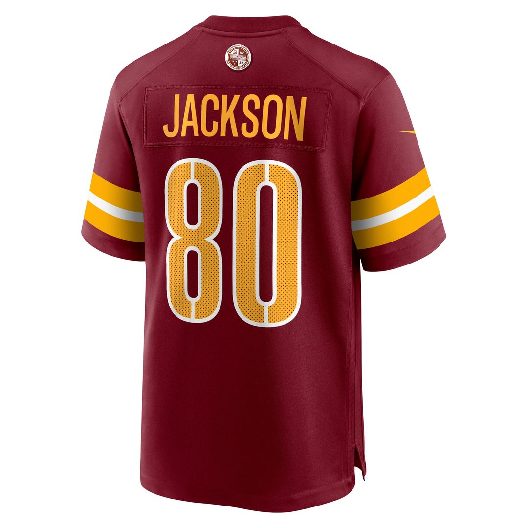 Men's Washington Commanders Tyree Jackson Nike  Burgundy Team Game Jersey