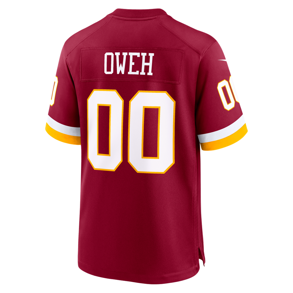 Men's Washington Commanders Odafe Oweh Nike Burgundy Game Jersey