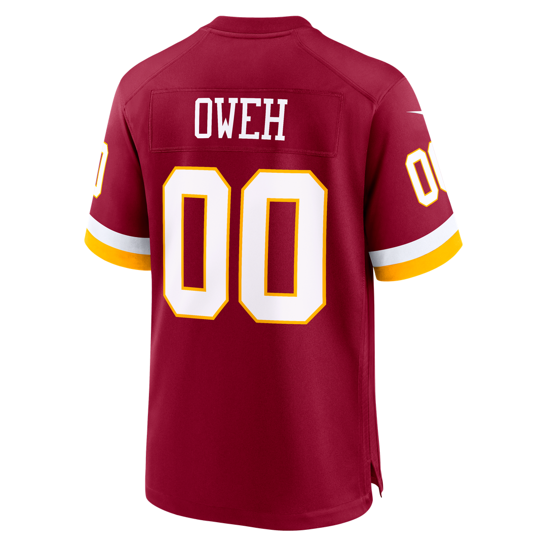 Men's Washington Commanders Odafe Oweh Nike Burgundy Game Jersey