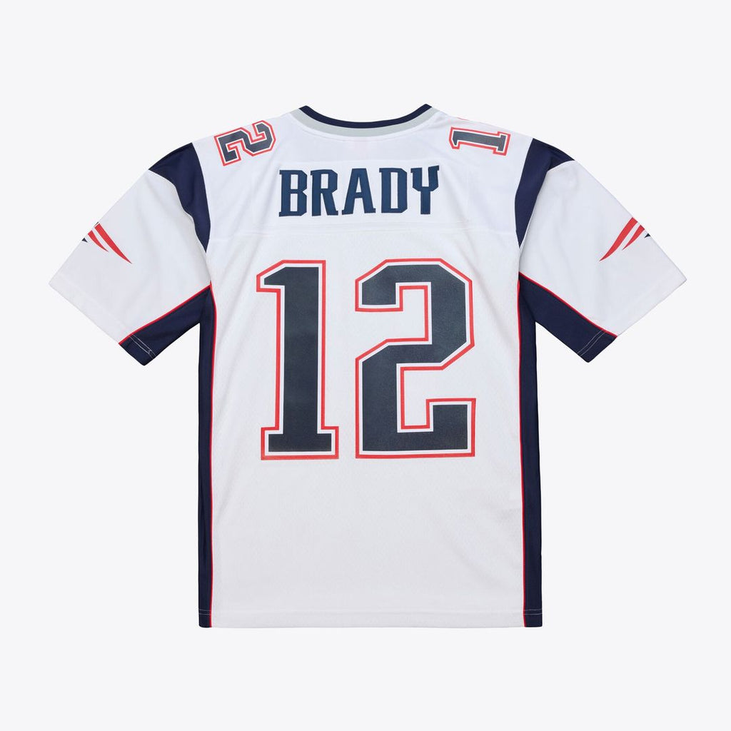 Men's New England Patriots Tom Brady Mitchell & Ness White 2000 Legacy Replica Jersey