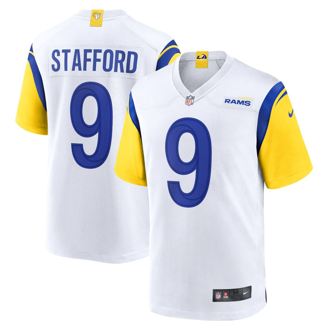 Men's Los Angeles Rams Matthew Stafford Nike Royal Player Game Jersey