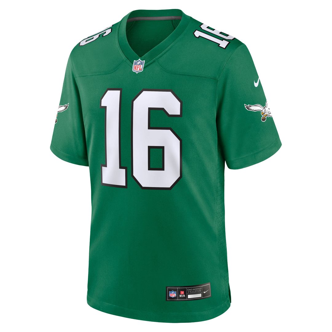 Men's Philadelphia Eagles Tanner McKee Nike Kelly Green Alternate Game Jersey