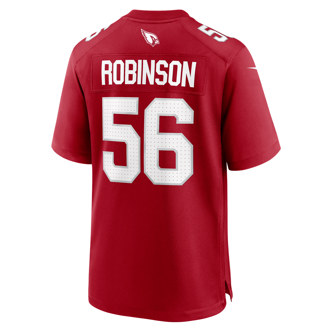 Men's Arizona Cardinals Darius Robinson Nike  Cardinal Team Game Jersey