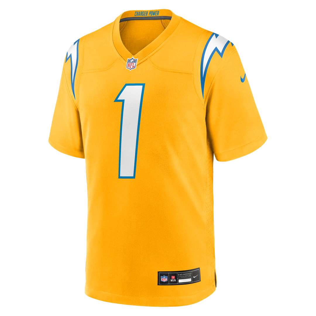 Men's Los Angeles Chargers Quentin Johnston Nike Powder Blue  Game Player Jersey
