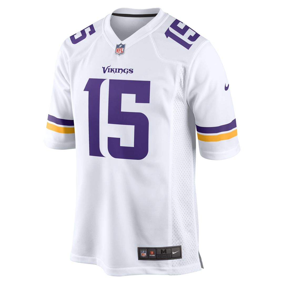 Men's Minnesota Vikings Dallas Turner Nike  White Game Jersey