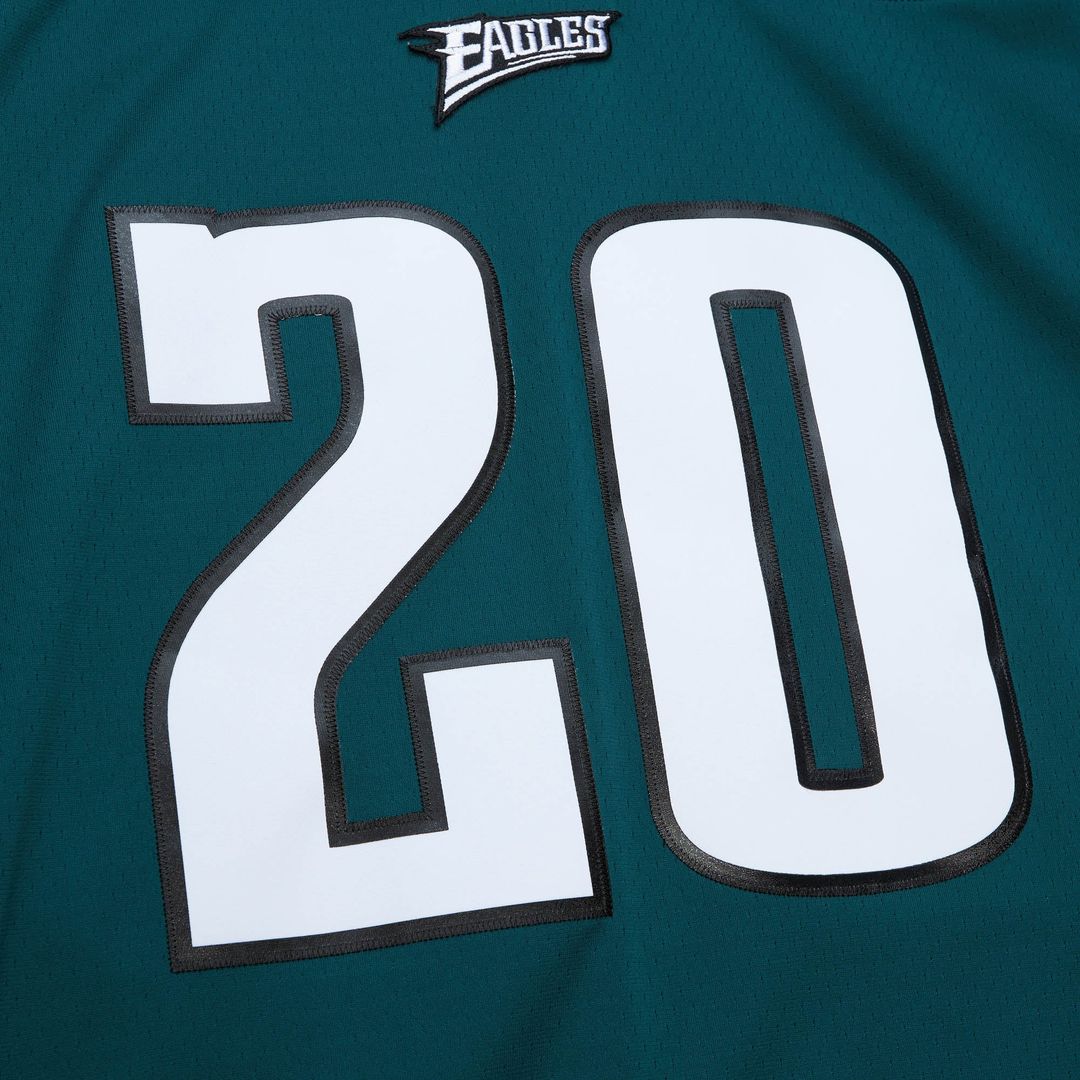 Men's Philadelphia Eagles Brian Dawkins Mitchell & Ness Black Legacy Replica Jersey