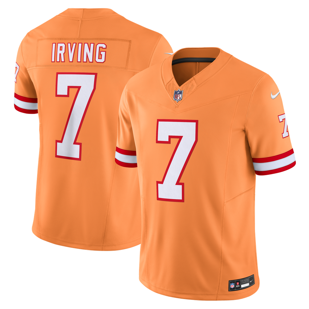 Men's Tampa Bay Buccaneers Bucky Irving Nike Orange Alternate 2 Throwback Vapor F.U.S.E. Limited Jersey