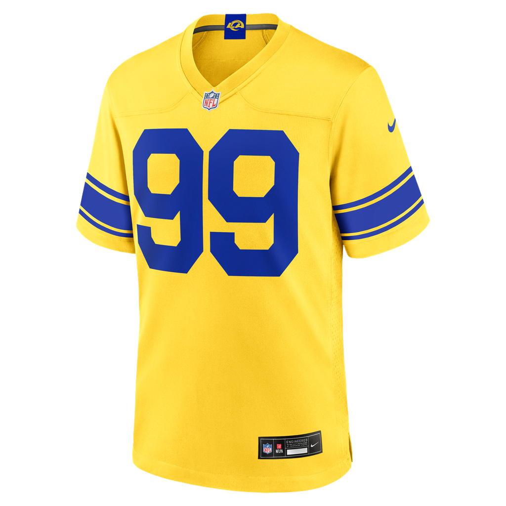 Men's Los Angeles Rams Aaron Donald Nike White Game Jersey