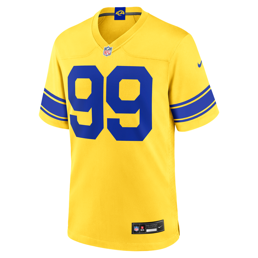 Men's Los Angeles Rams Aaron Donald Nike White Game Jersey