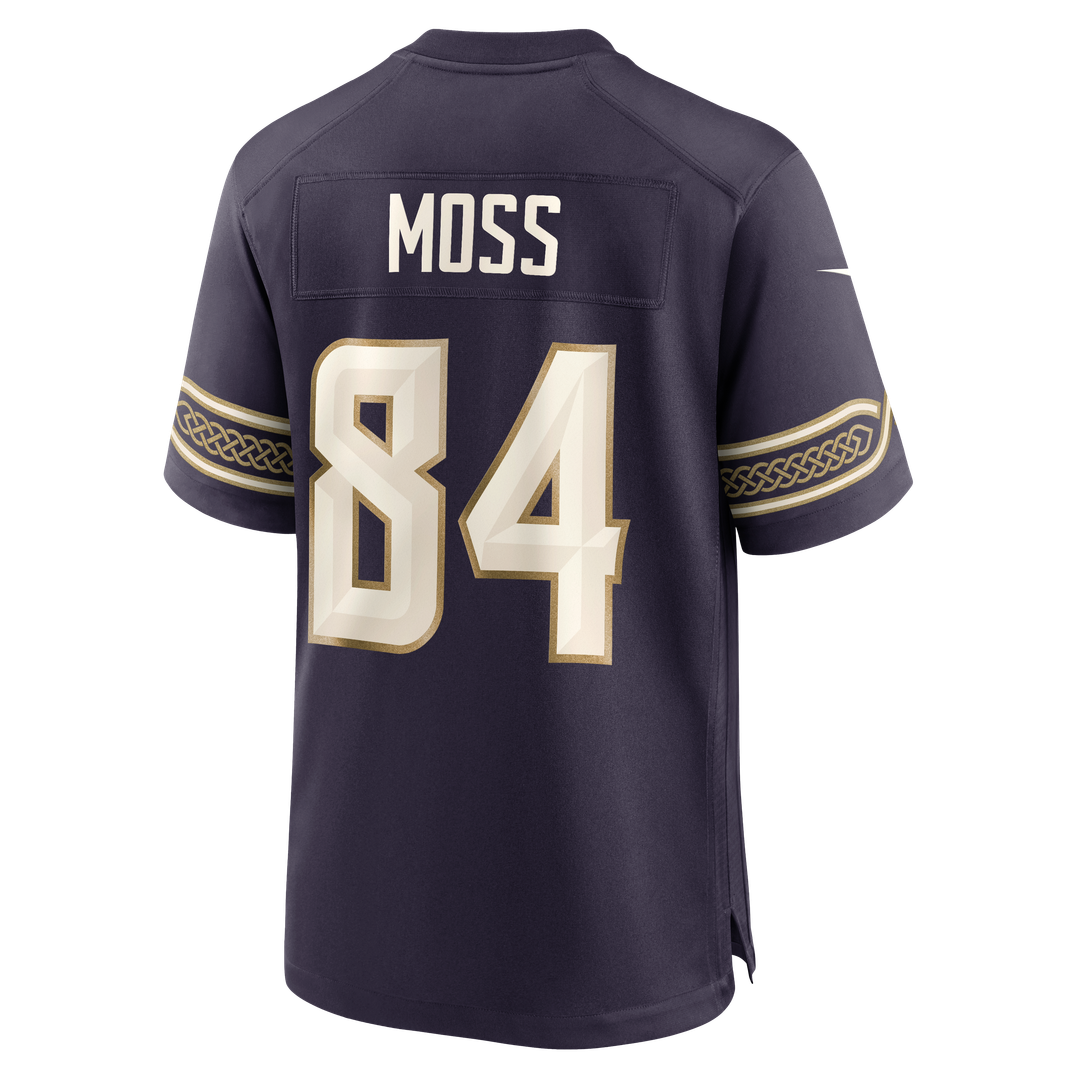 Men's Minnesota Vikings Randy Moss Nike Purple 2026 Rivalries Collection Game Jersey