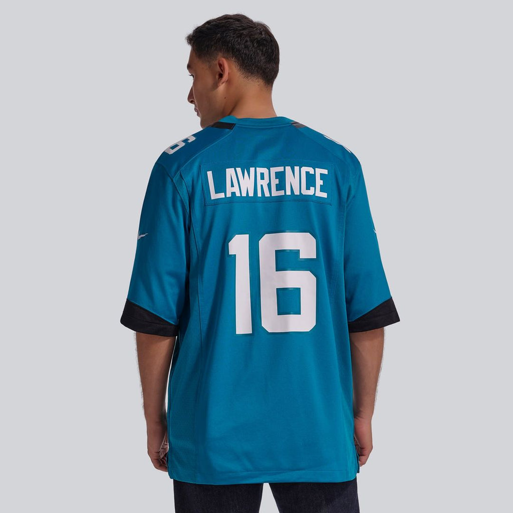 Men's Jacksonville Jaguars Trevor Lawrence Nike Teal Home Game Jersey