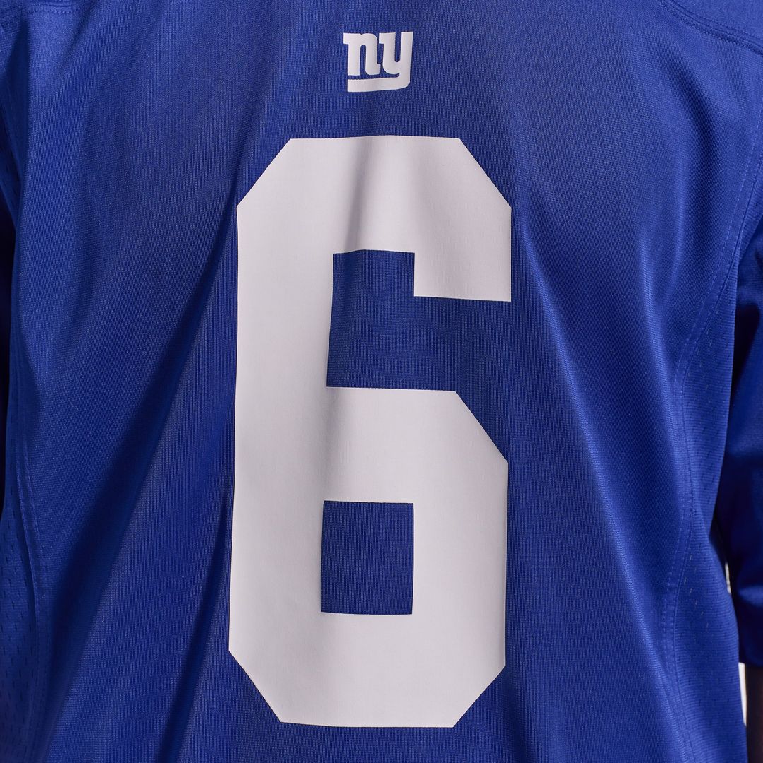 Men's New York Giants Jaxson Dart Nike Royal Team Game Jersey