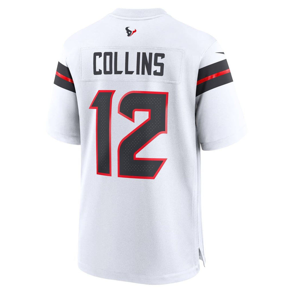 Men's Houston Texans Nico Collins Nike  White Game Jersey